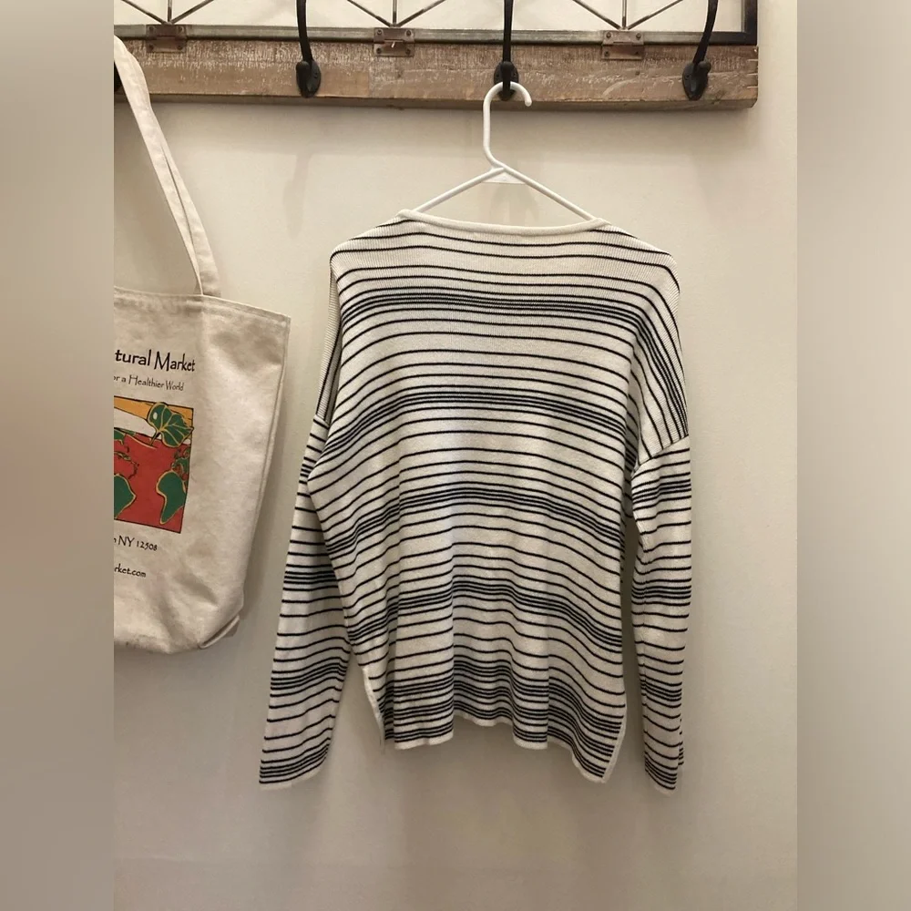 Eileen Fisher 100% Organic Cotton Sweater - Picture 9 of 12